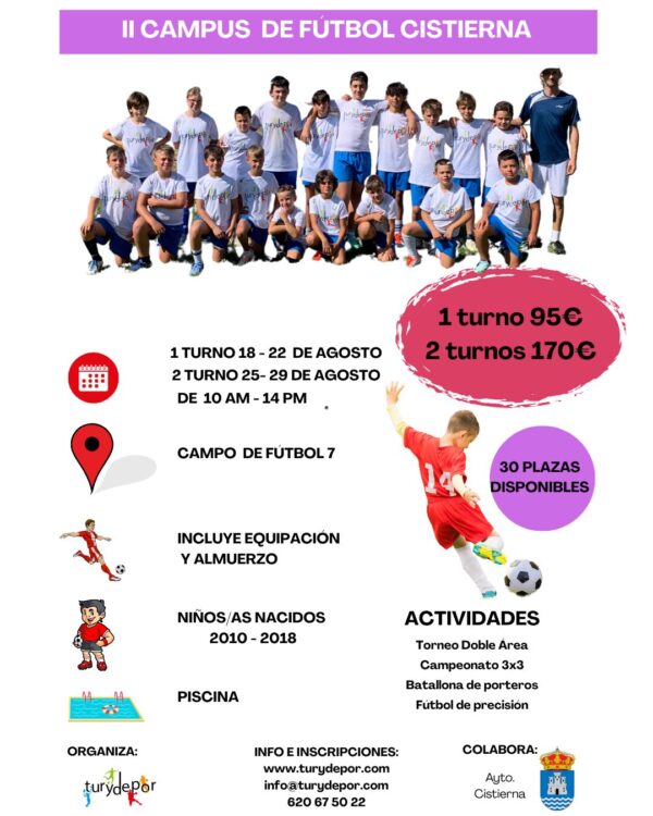 II CAMPUS DE FÚTBOL CISTIERNA