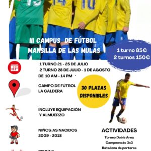 III CAMPUS DE FÚTBOL MANSILLA DE LAS MULAS